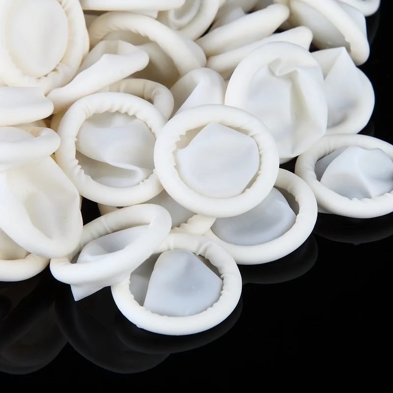 100Pcs Disposable Latex Finger - Latex Disposable Glove review and price