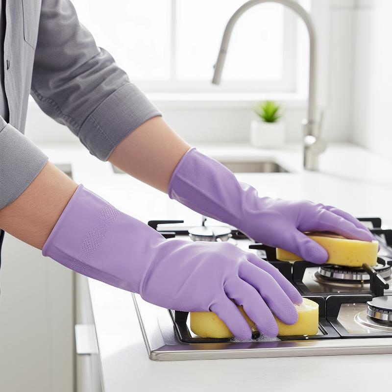 1Pair Latex Dish Washing Glove - Dish Glove Rubber review and price
