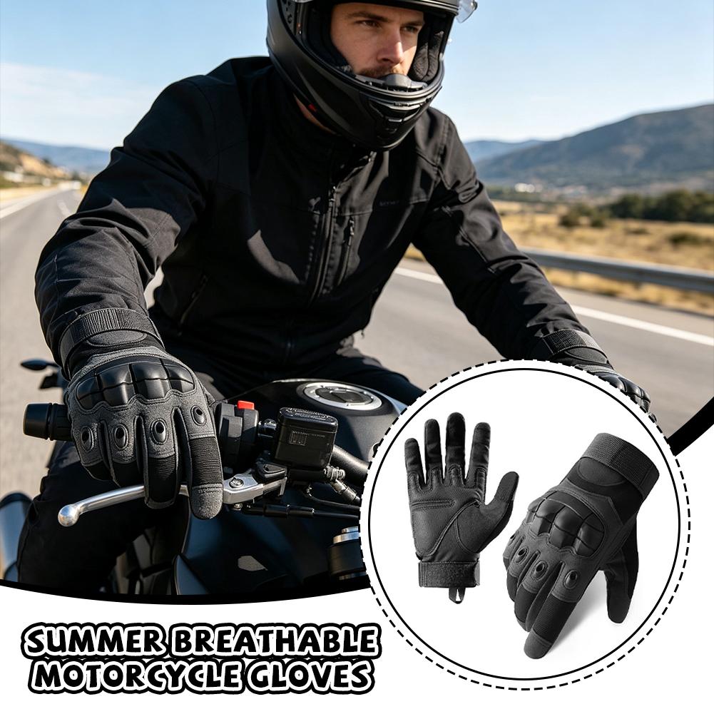 Summer Motorcycle Gloves Full  - Motorcycle Glove Knuckle review and price