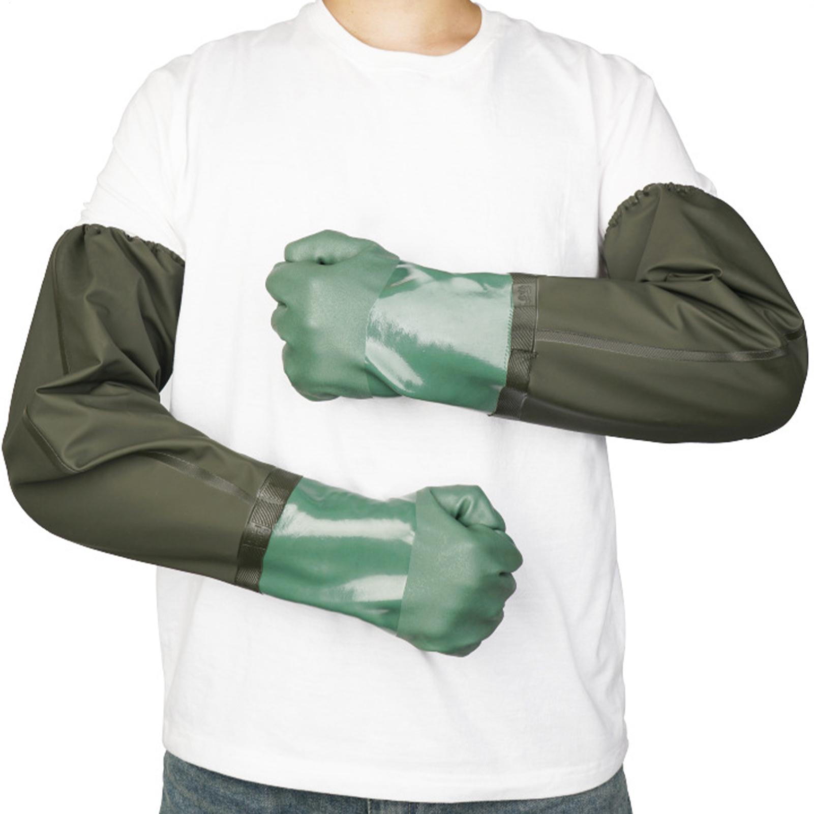 Waterproof Rubber Gloves Long  - Rubber Glove Cleaning review and price