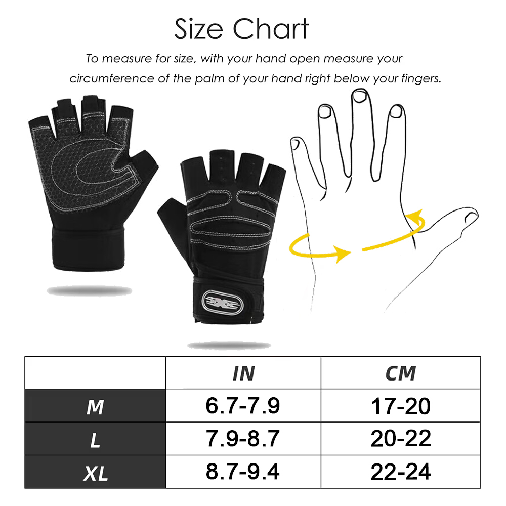 Gym Gloves Fitness Weight Lift - Workout Glove Gym review and price