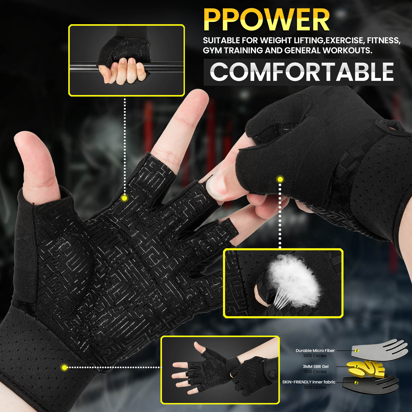 Gym Gloves for Men Sports Mult - Workout Glove Gym review and price