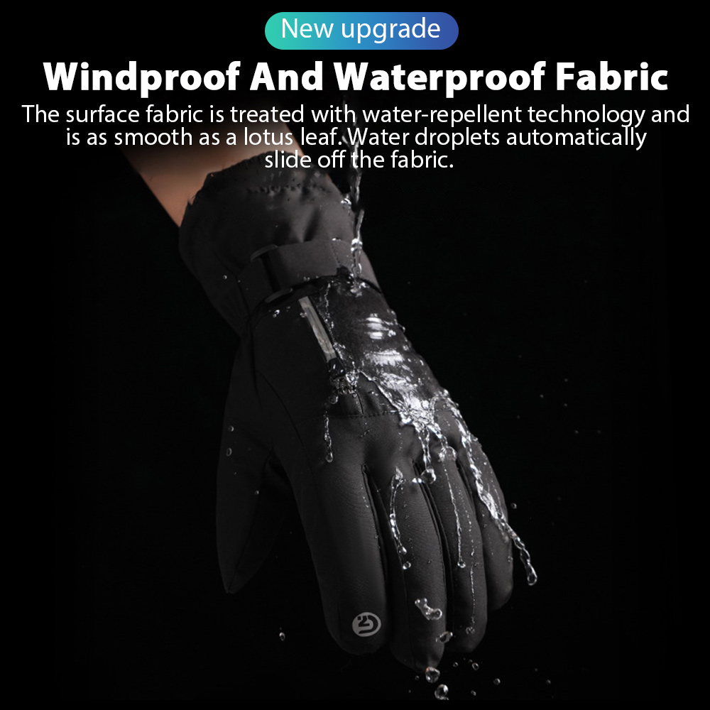 Men Winter Waterproof Cycling  - Ski Glove Waterproof review and price