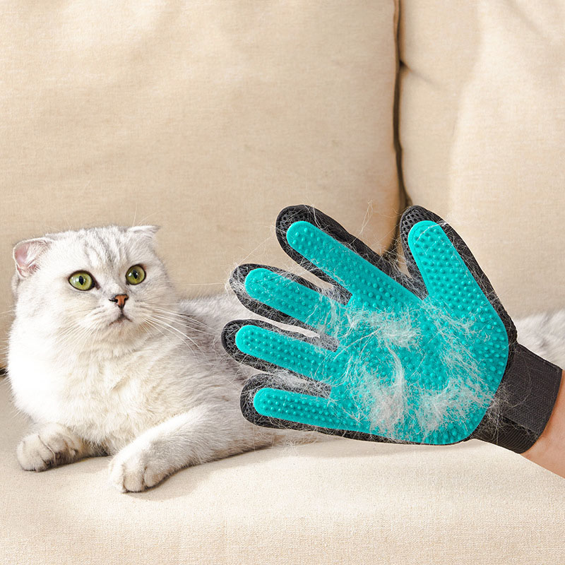 Pet Grooming Glove, Gentle Hai - Rubber Glove Cleaning review and price