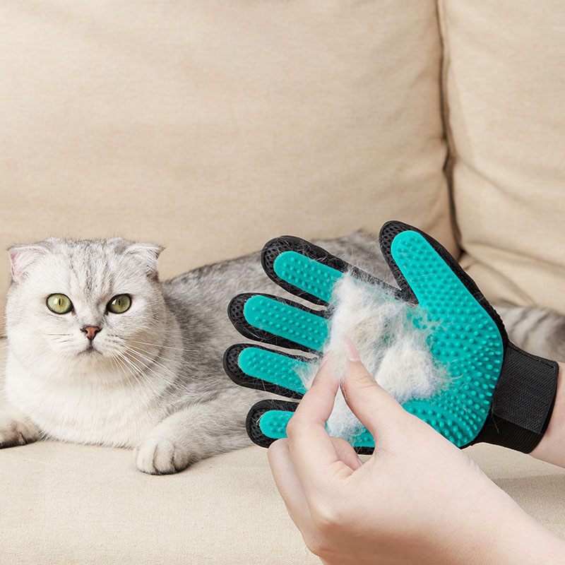 Pet Grooming Glove, Gentle Hai - Rubber Glove Cleaning review and price