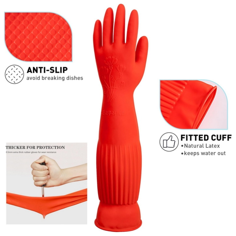 45CM Extra-Long Rubber Cleanin - Dish Glove Rubber review and price