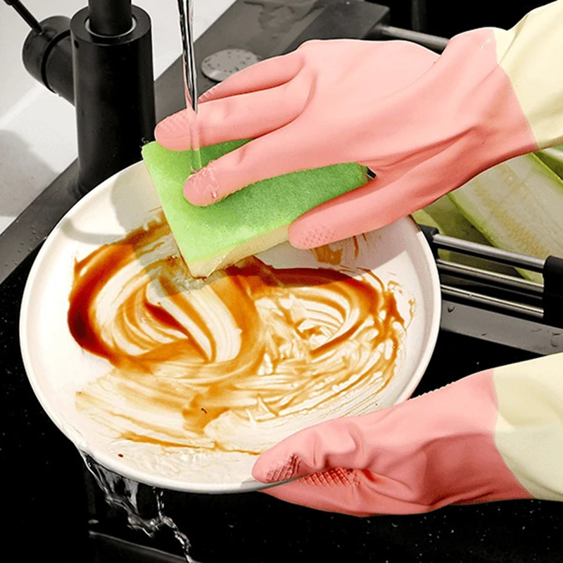 Thickened Kitchen Gloves, Dish - Dish Glove Rubber review and price