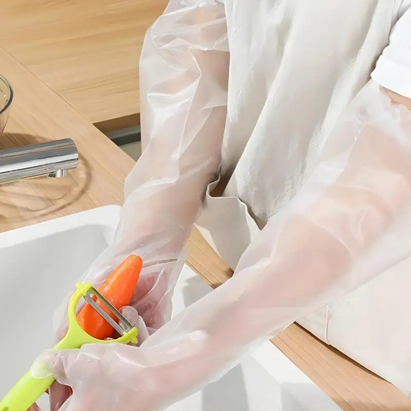 30PCS Disposable Arm Guard Glo - Rubber Glove Cleaning review and price