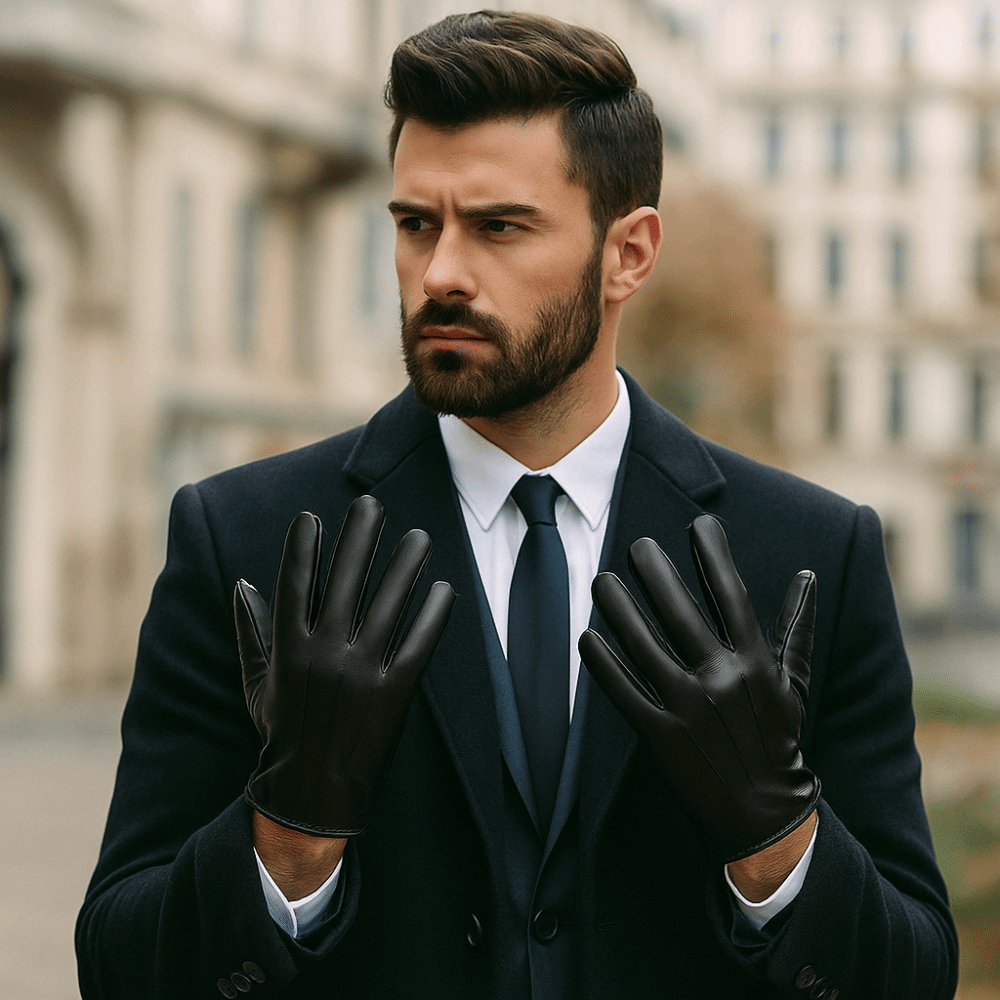 Fashion Black Driving Gloves P - Leather Driving Glove review and price