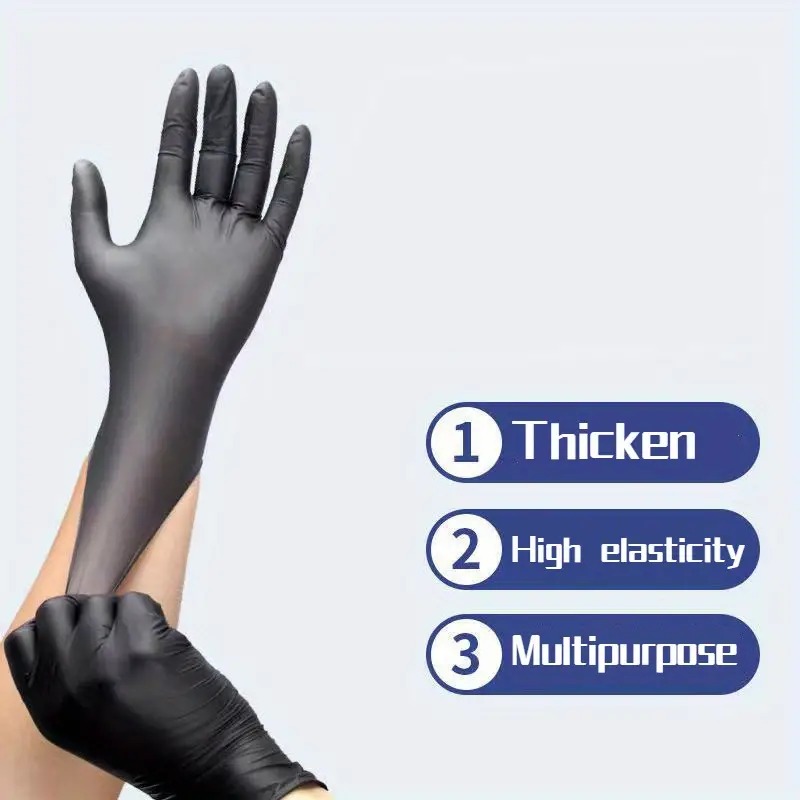 100/50/20PCS Black Nitrile Glo - Nitrile Mechanic Glove review and price