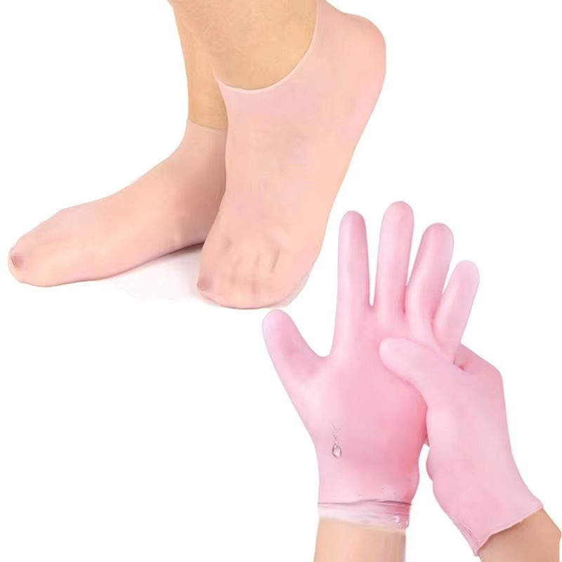 1Pair Silicone Foot Care Socks - Latex Disposable Glove review and price