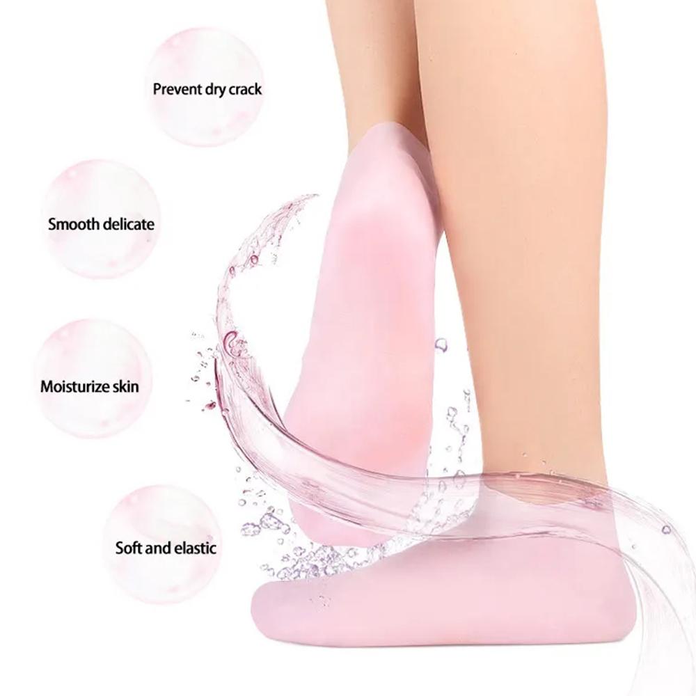 1Pair Silicone Foot Care Socks - Latex Disposable Glove review and price
