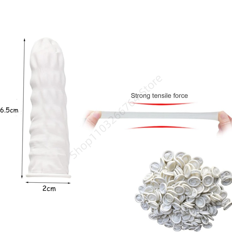 100Pcs Disposable Fingertips P - Latex Disposable Glove review and price
