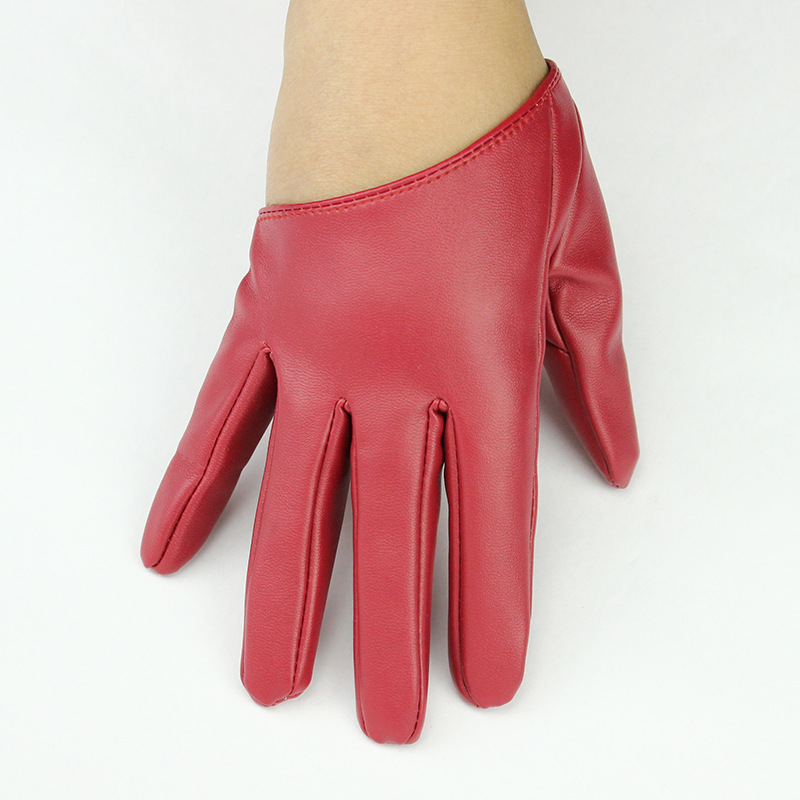 1 Pair Fashion Women Tight Ful - Leather Driving Glove review and price