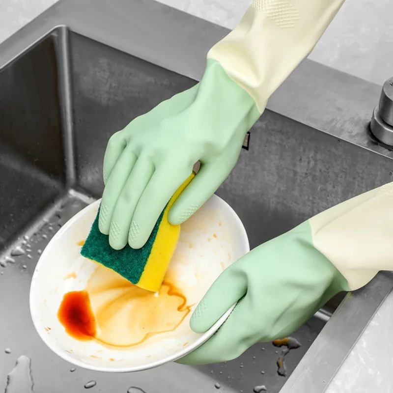 Thickened Kitchen Gloves, Dish - Dish Glove Rubber review and price