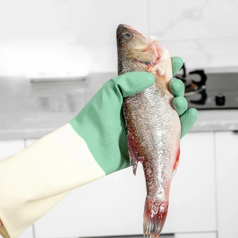 Thickened Kitchen Gloves, Dish - Dish Glove Rubber review and price