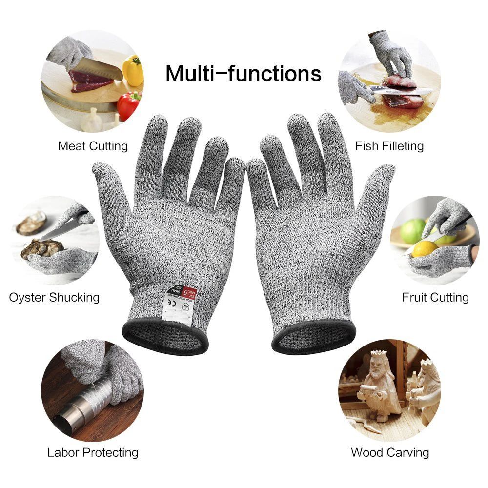 Level 5 HPPE Anti-Cut Gloves K - Cut Resistant Glove review and price