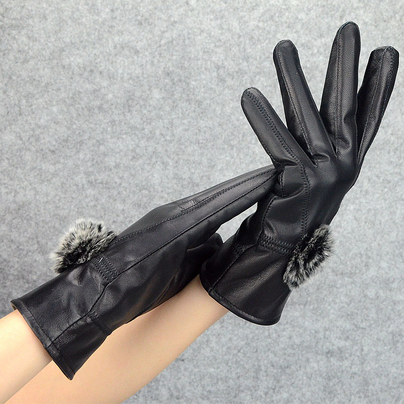 Women Winter Genuine Leather G - Wool Glove Lined review and price