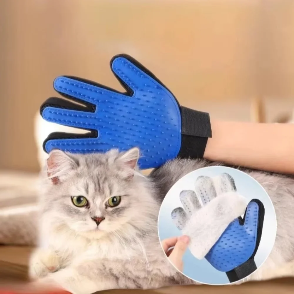 Pet Cat Dog Grooming Gloves Ca - Rubber Glove Cleaning review and price