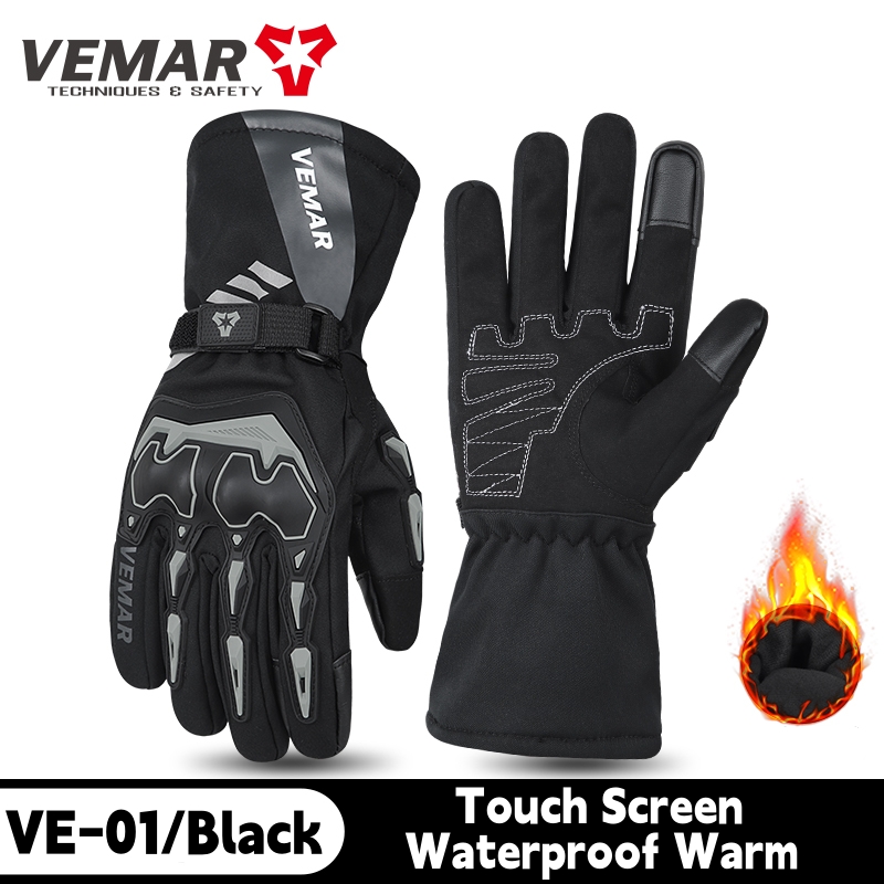 VE-01 Waterproof Winter Motorc - Winter Glove Insulated review and price