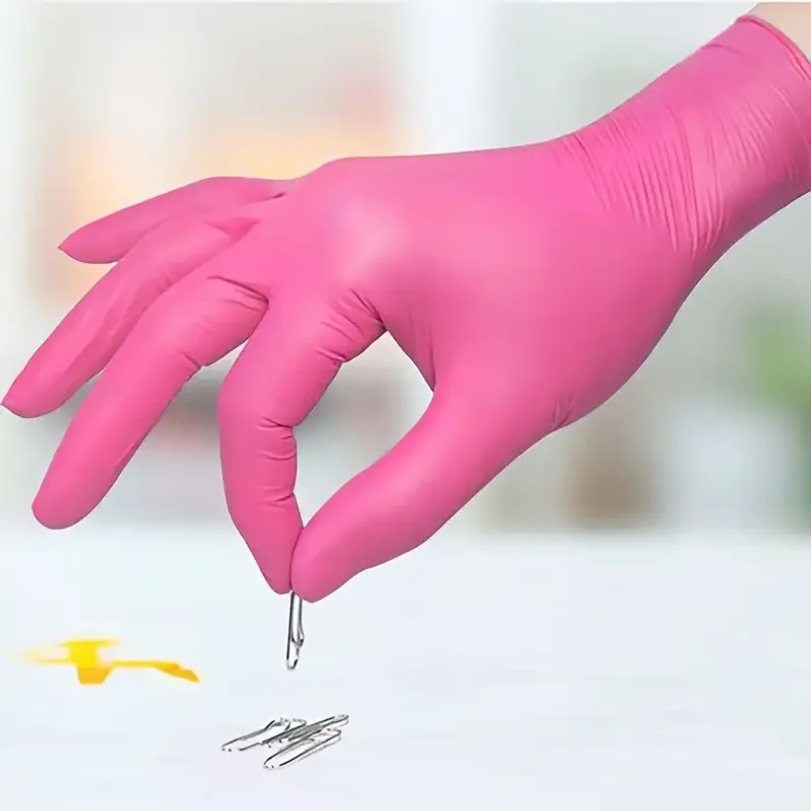 Fuchsia Nitrile Disposable Glo - Latex Disposable Glove review and price