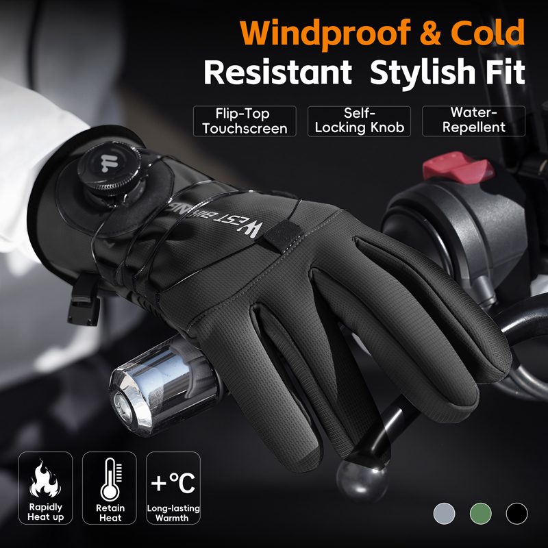 Winter Bike Gloves Magnetic Qu - Winter Glove Insulated review and price
