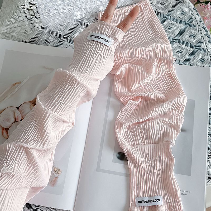 Summer Loose Ice Silk Uv Prote - Fingerless Glove Knit review and price