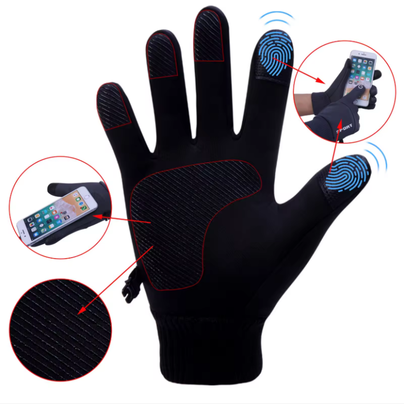 Winter Gloves Men Women Touch  - Leather Driving Glove review and price