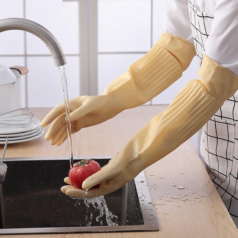 Long Reusable Rubber Dishwashi - Dish Glove Rubber review and price