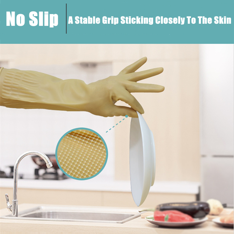 Long Reusable Rubber Dishwashi - Dish Glove Rubber review and price