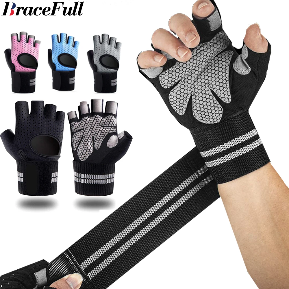 1Pair Half Finger Gym Fitness  - Workout Glove Gym review and price