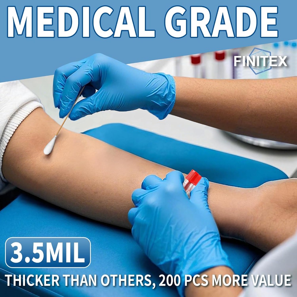 Blue Disposable Nitrile Exam G - Exam Glove Nitrile review and price