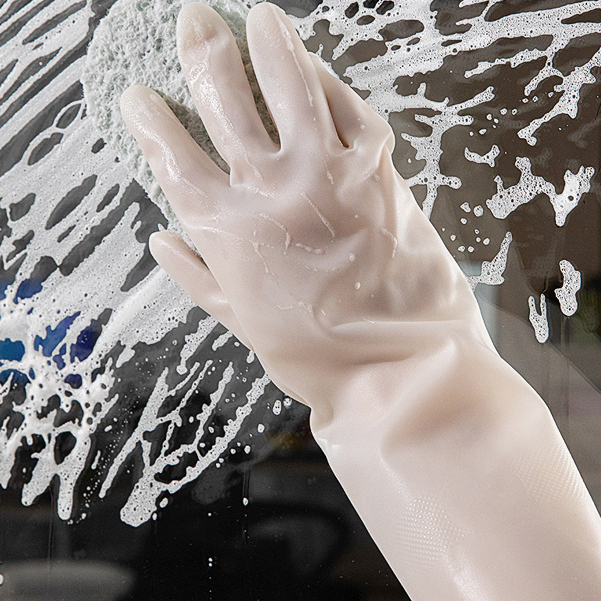 1Pair Waterproof Dishwashing G - Dish Glove Rubber review and price