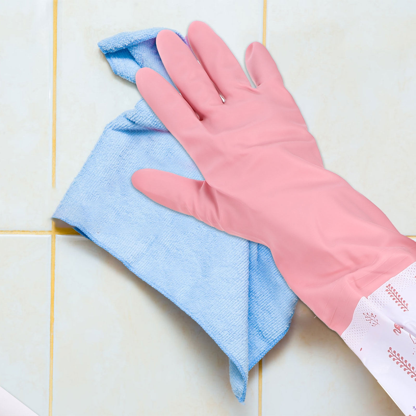 2 Pair Gloves Cleaning Waterpr - Dish Glove Rubber review and price