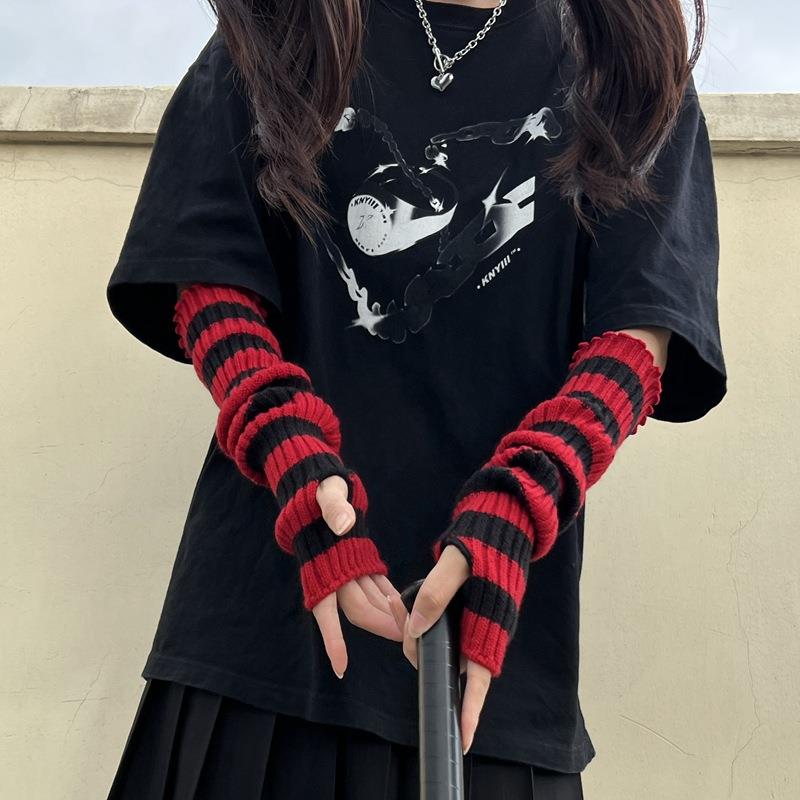 Winter Warm Long Sleeves Gothi - Fingerless Glove Knit review and price