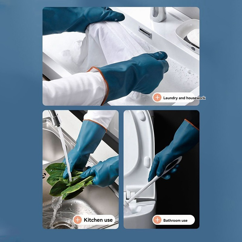 2/4 Pairs Waterproof Gloves wi - Rubber Glove Cleaning review and price