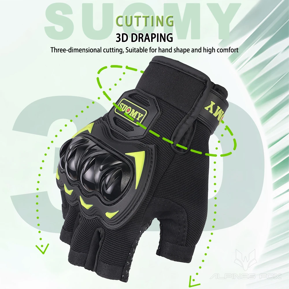 SUOMY Summer Motorcycle Gloves - Cycling Glove Padded review and price