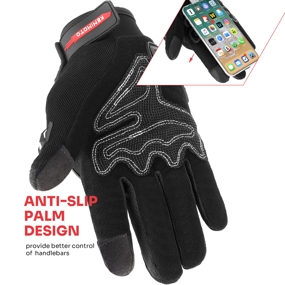 KEMITOUR Summer Motorcycle Glo - Cycling Glove Padded review and price